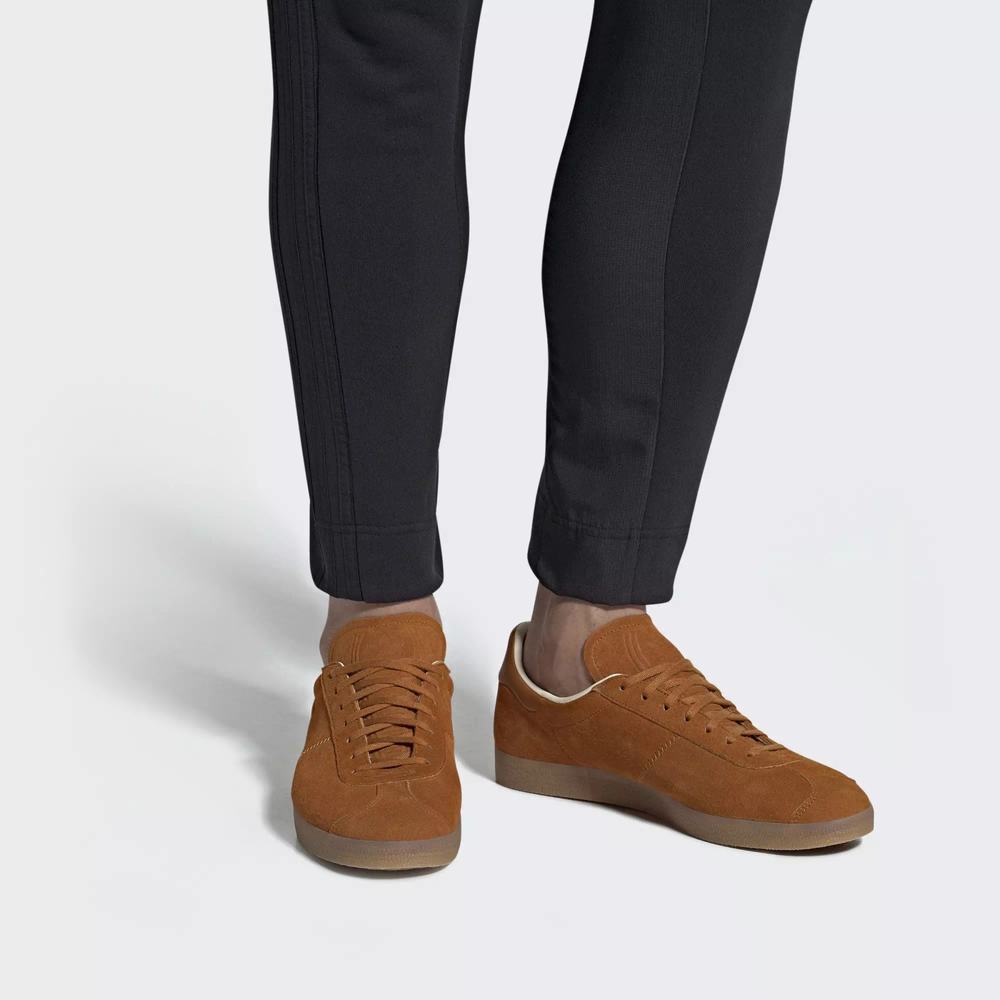 Adidas Gazelle Tenis Marrom Para Hombre (MX-84997)